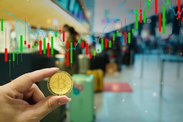 bitcoins-new-virtual-money-concept-mobile-crypto-wallet-app-which-can-travel-pay-buy-travel-holiday-vacation-golden-bitcoin-hand-tourist-payment-flight-ticket-counter-copy-space_121764-5277
