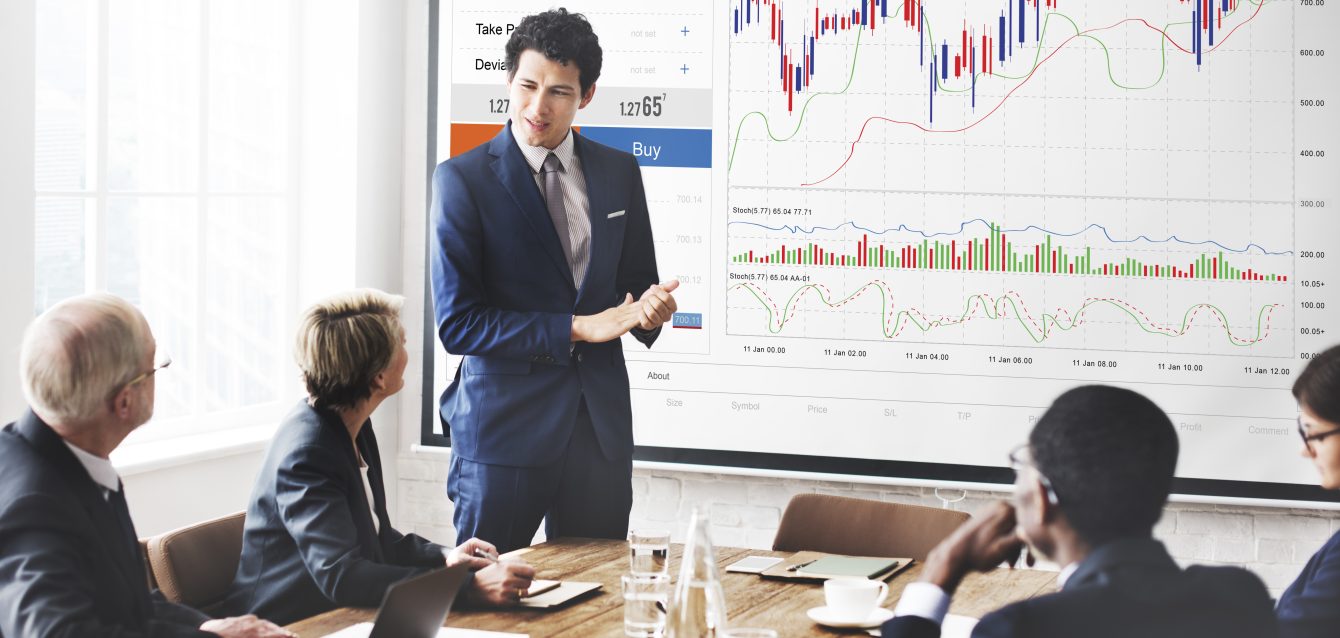 Forex Trade Graph Chart Concept